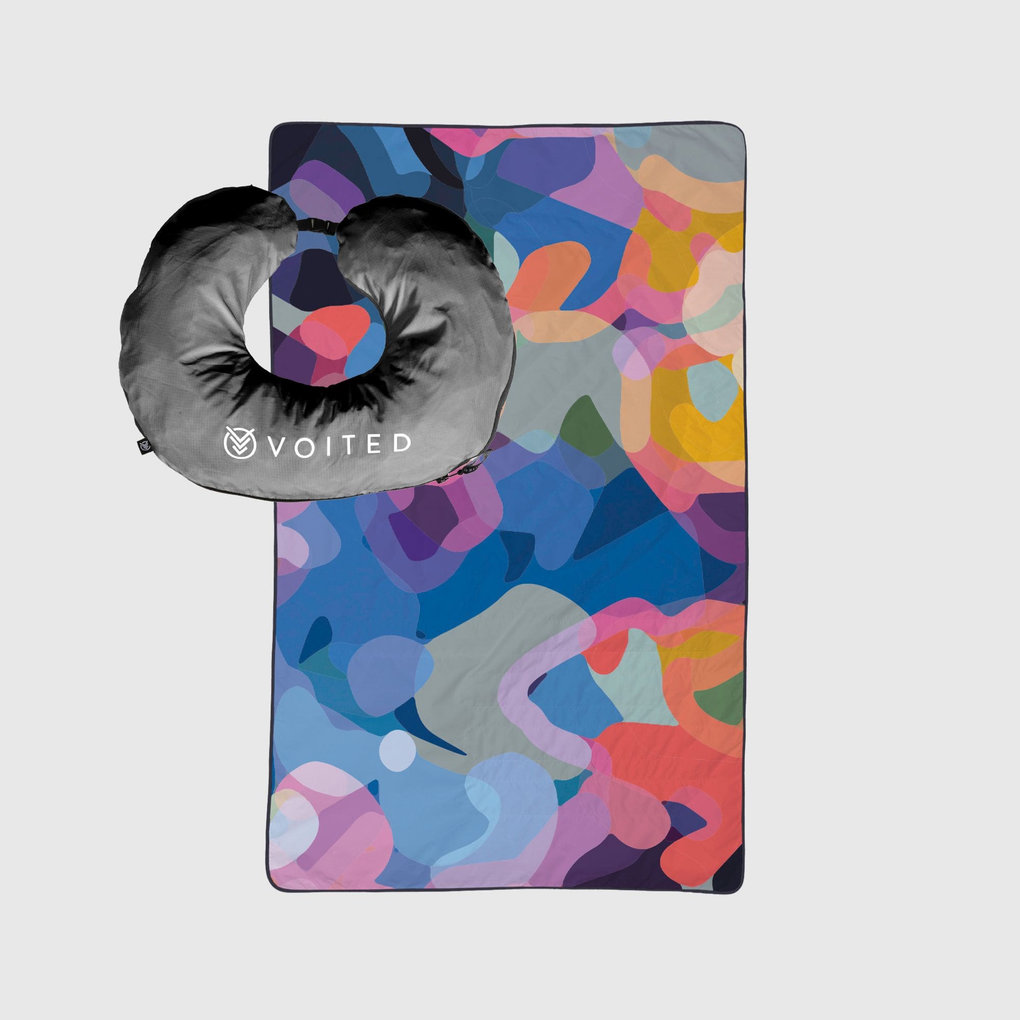 VOITED NECKPACK™ TRAVEL PILLOWBLANKET™