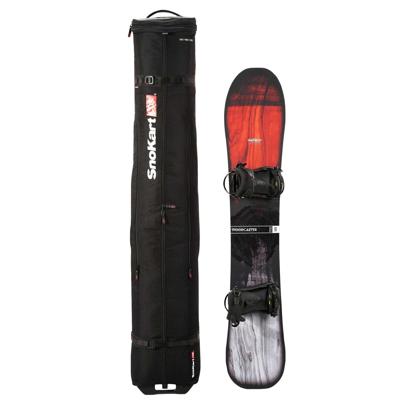 SnoKart 2 Ski Roller Zoom Double Ski Bag
