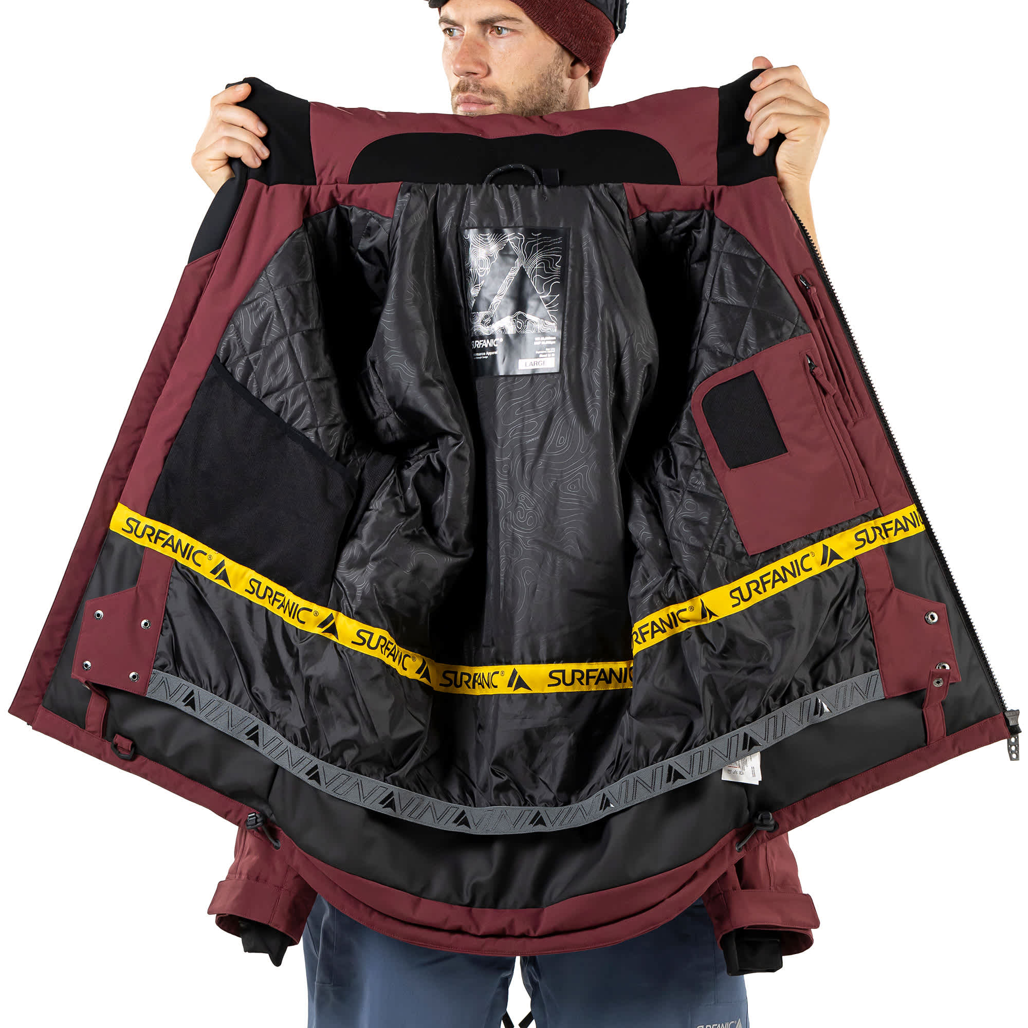 Surfanic Militia 2.0 Mens Ski and Snowboard Jacket