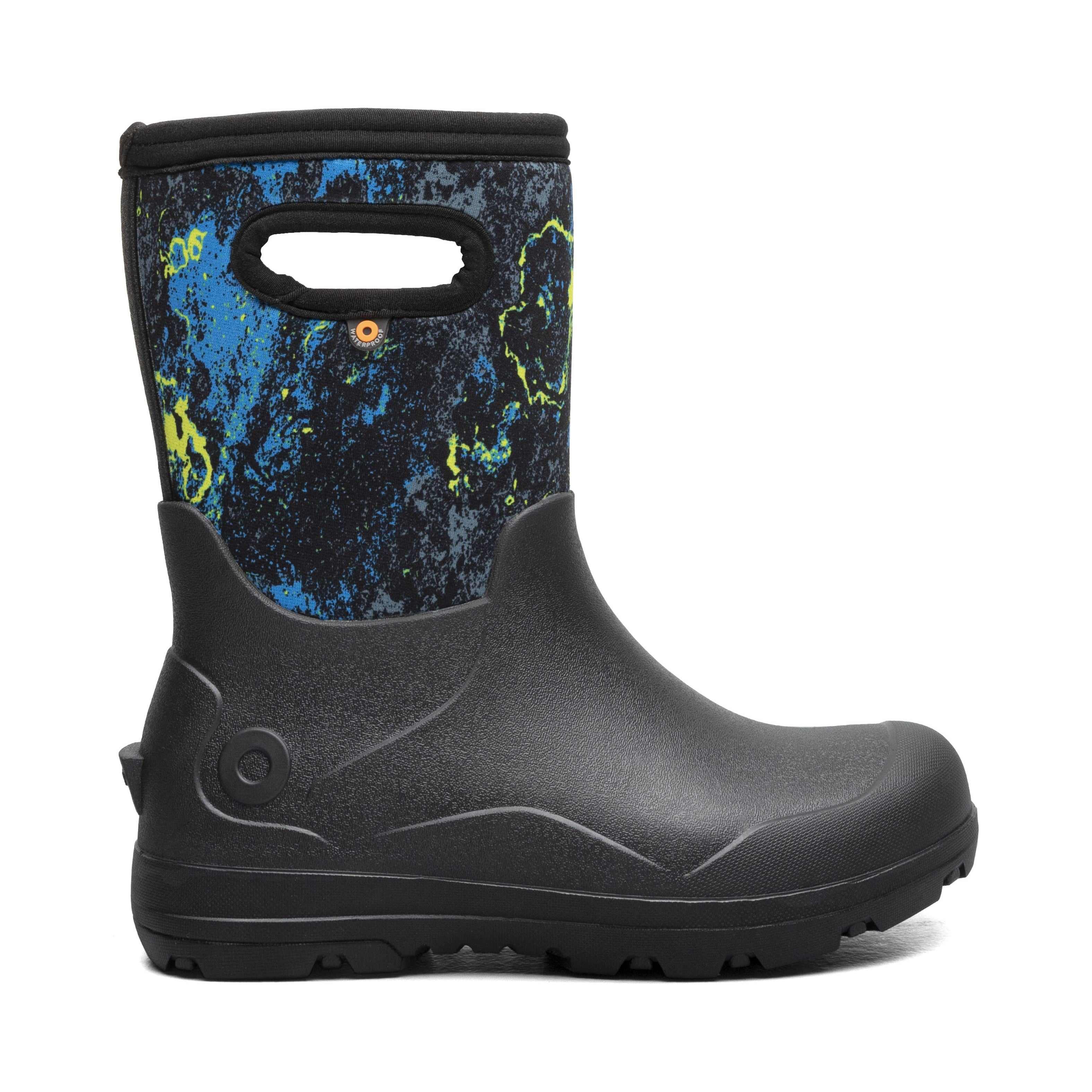 BOGS York Seamless Acid Camo Kid's Waterproof Boots