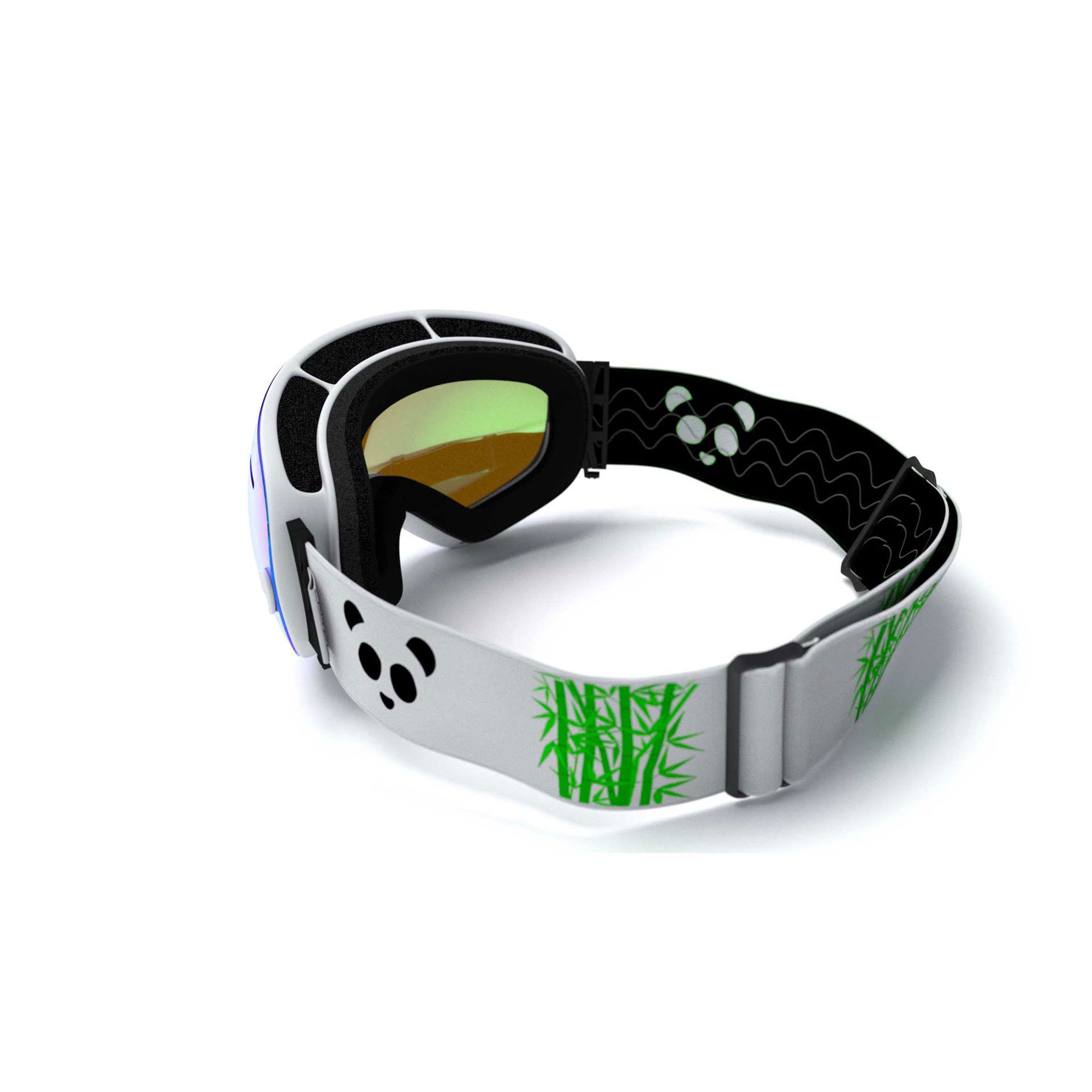 Diablo - White Polarised Ski Goggle + FREE low light lens