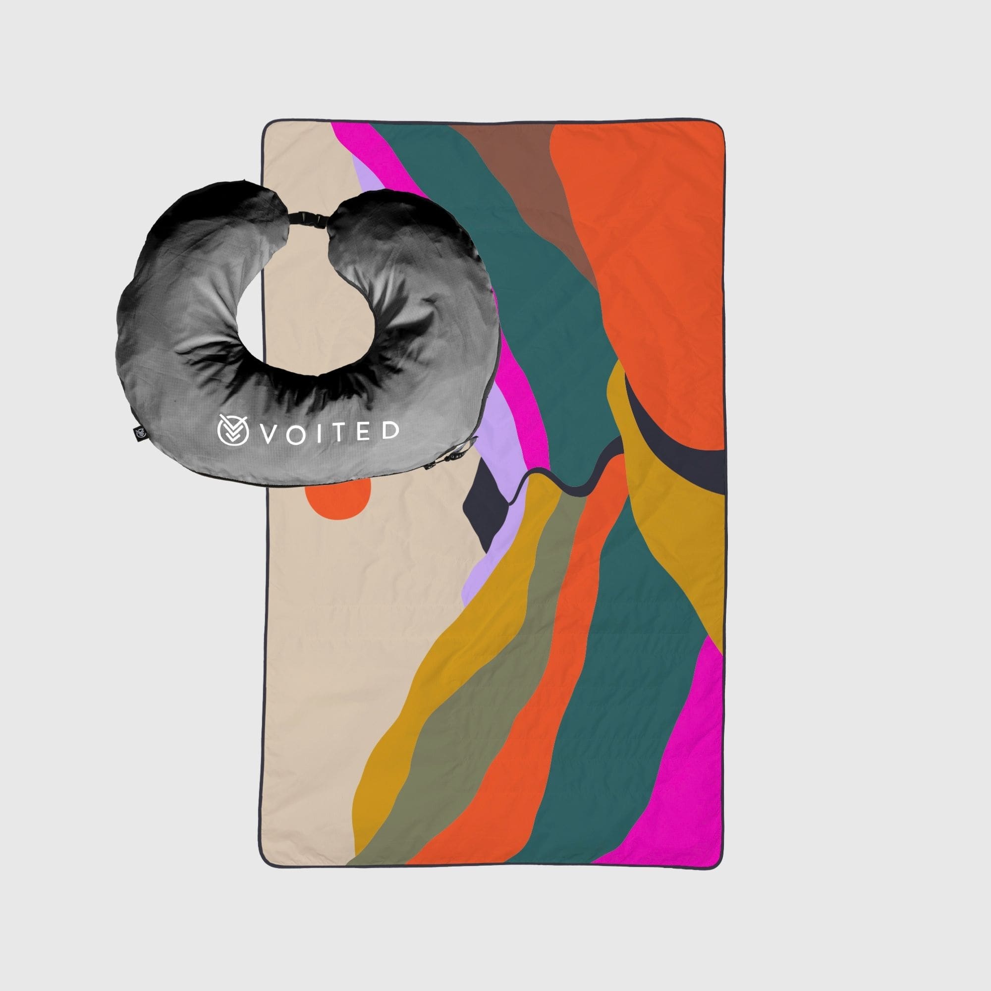 VOITED NECKPACK™ TRAVEL PILLOWBLANKET™