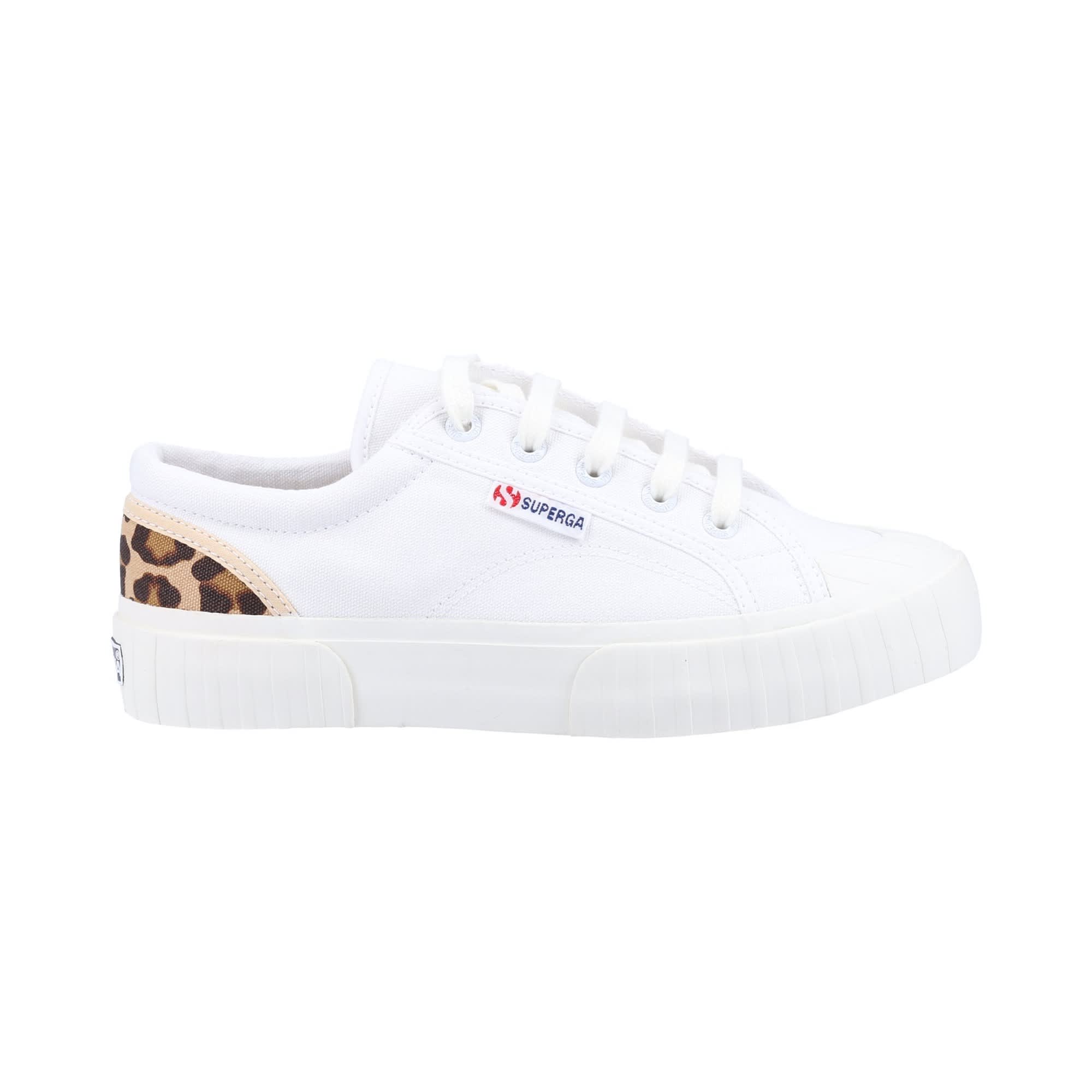 Superga Women's 2630 Stripe Pad Leopard Shoes