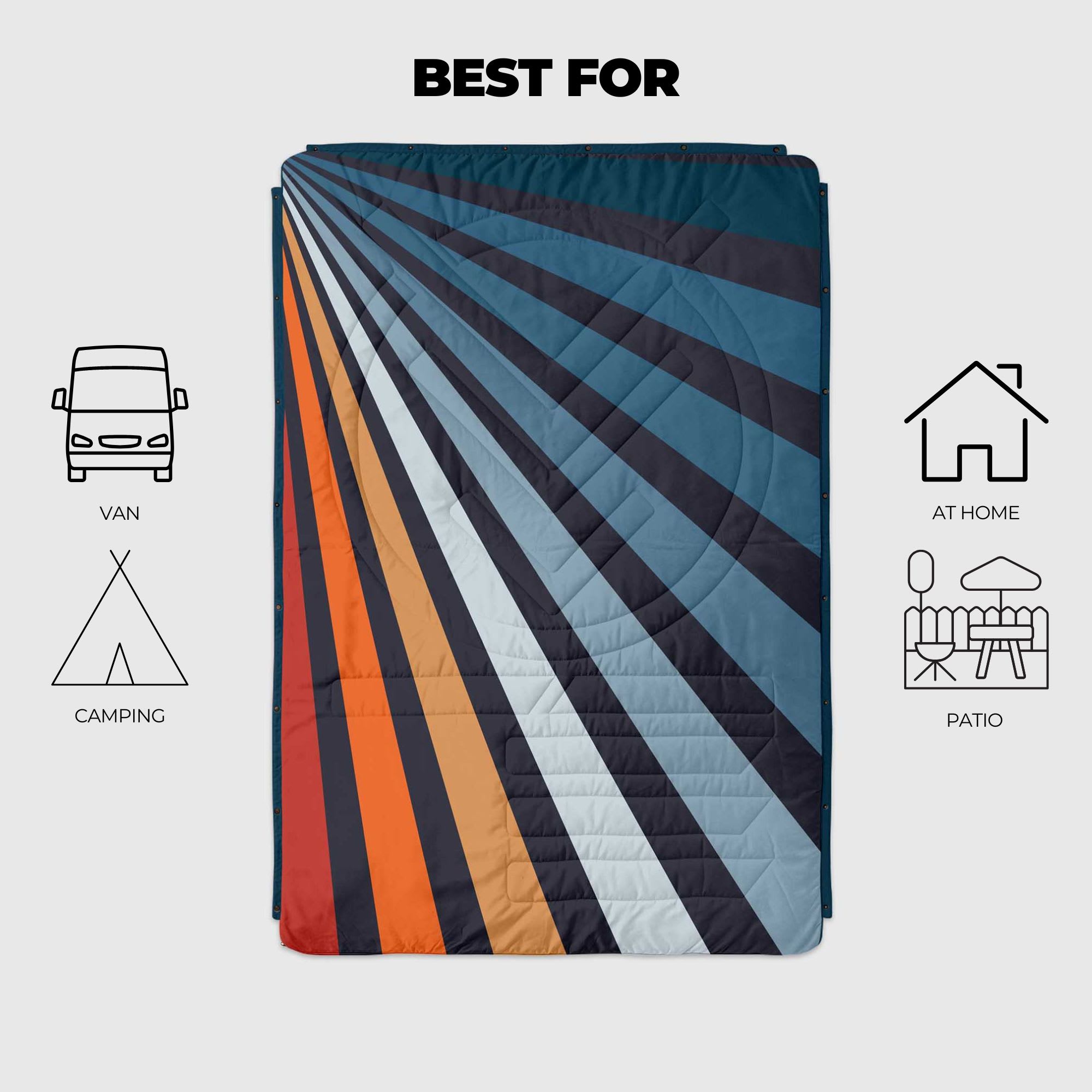 VOITED Ripstop blanket 4-in-1
