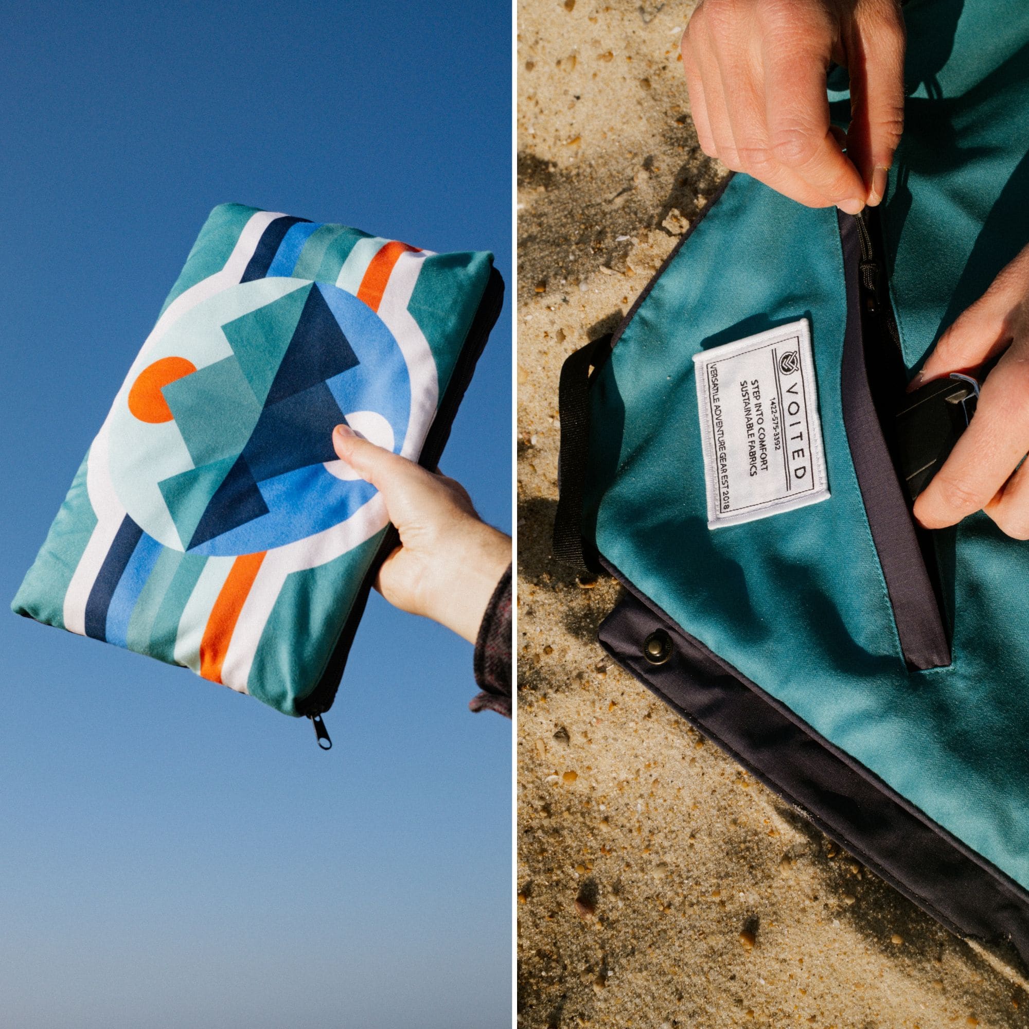 VOITED Picnic and Beach Blanket