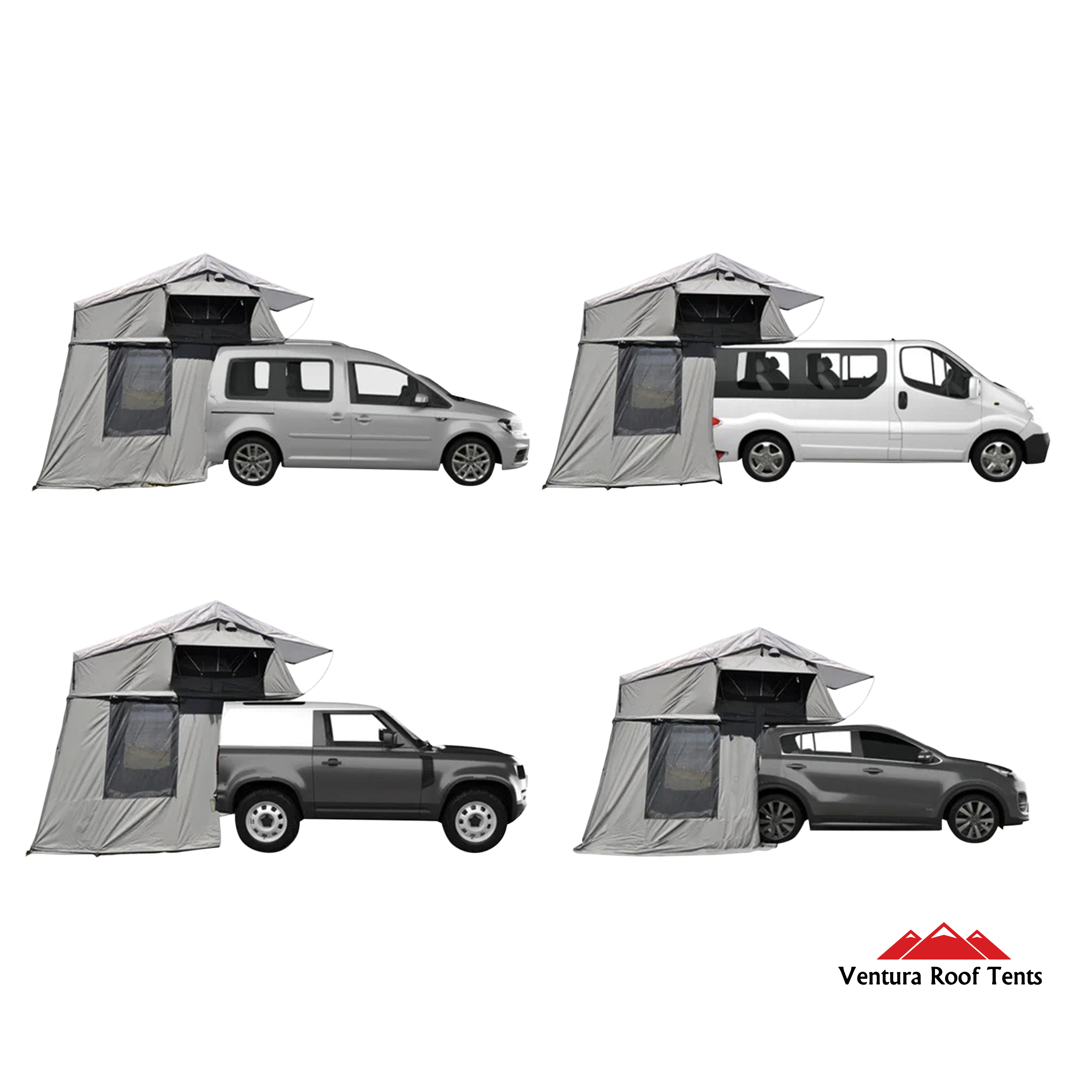 Extended Ventura Deluxe 1.4 Roof Top Tent + Annex + Stove Cooker + Storage Hooks