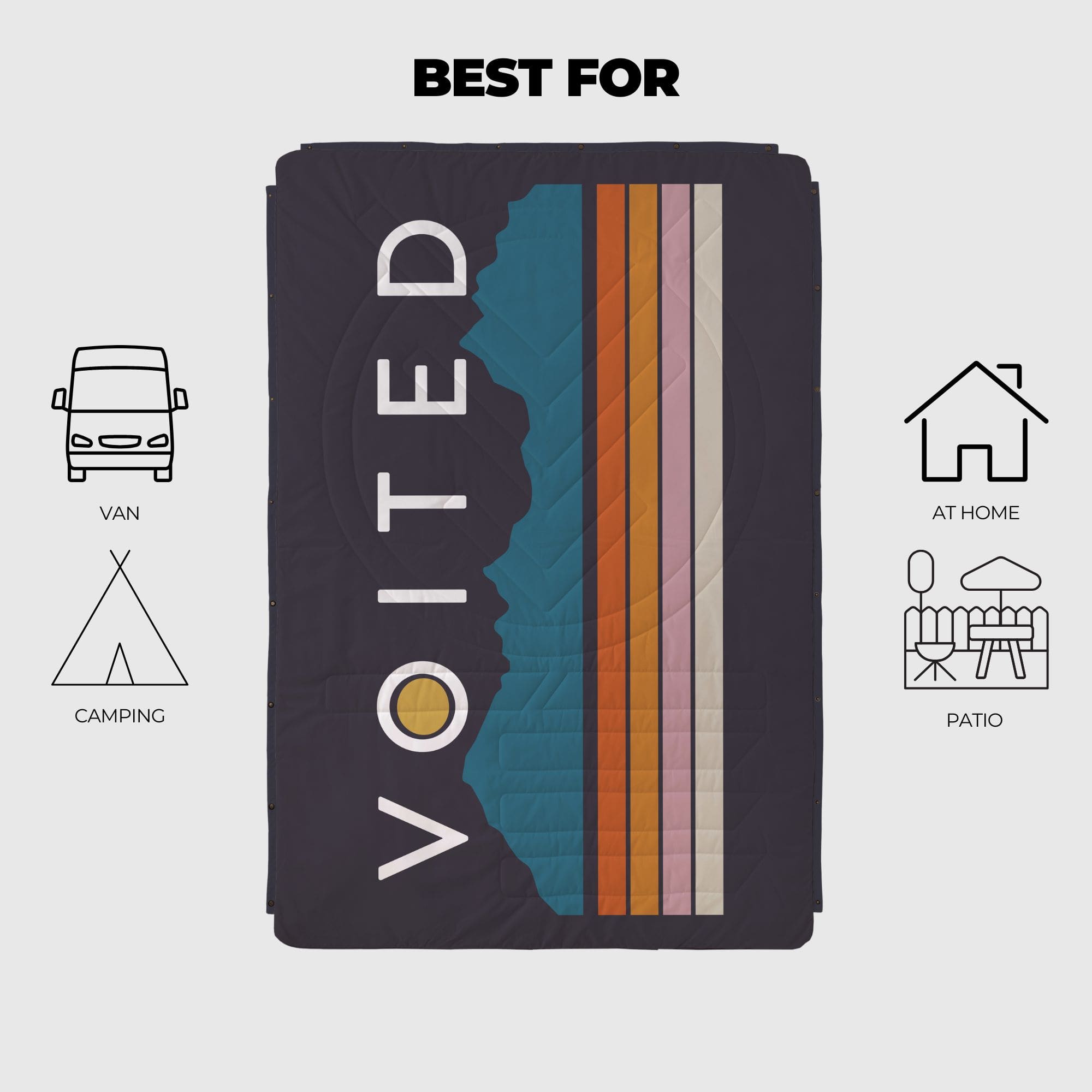 VOITED Cloudtouch blanket 4-in-1