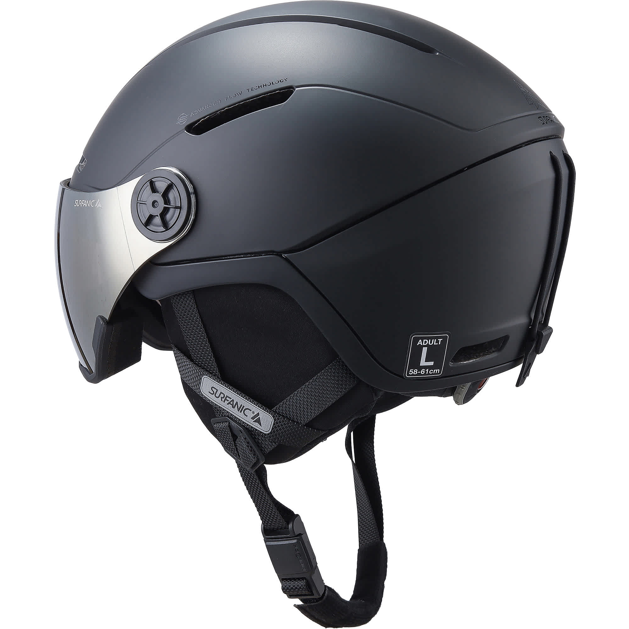 Surfanic Halo Visor Ski and Snowboard Helmet