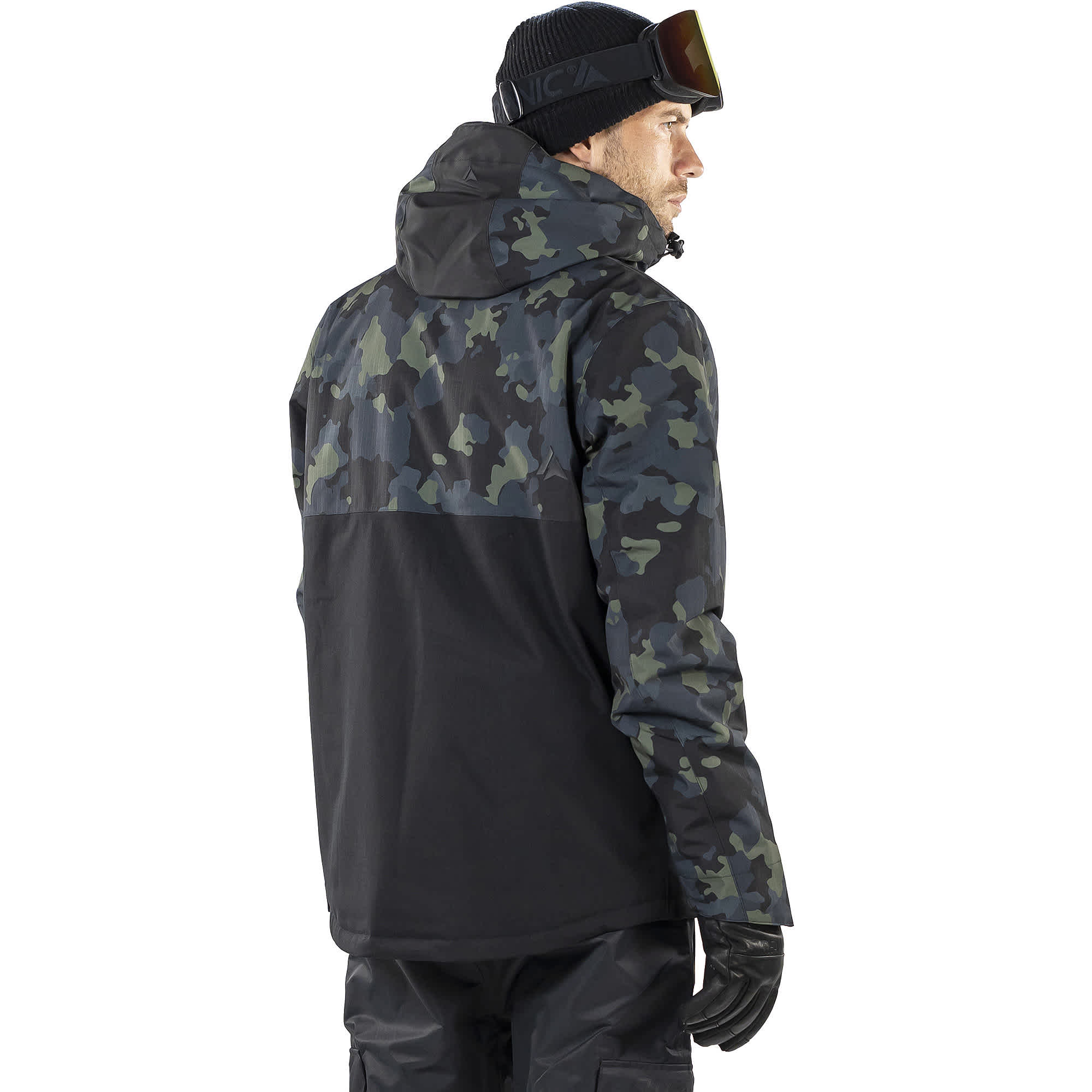 Surfanic Zero Camo Mens Ski and Snowboard Jacket