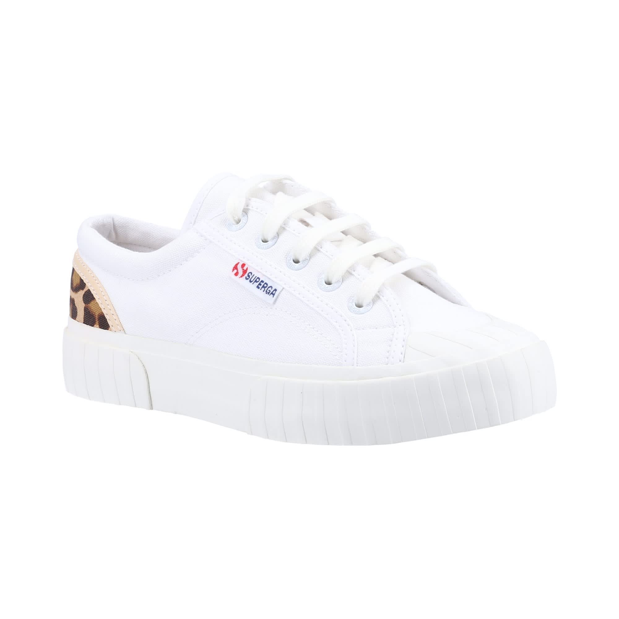 Superga Women's 2630 Stripe Pad Leopard Shoes