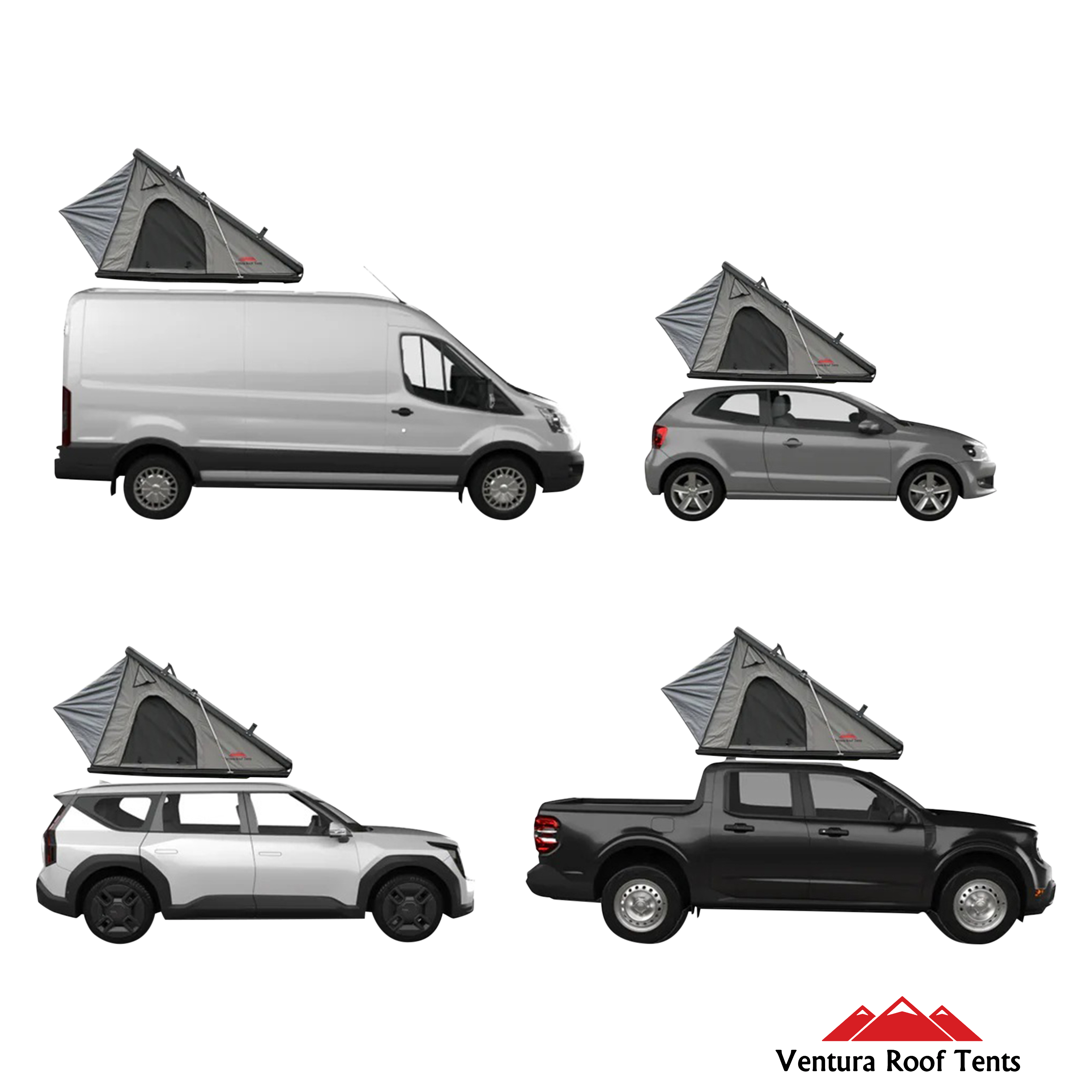 Ventura Aluminium Clamshell Roof Top Tent