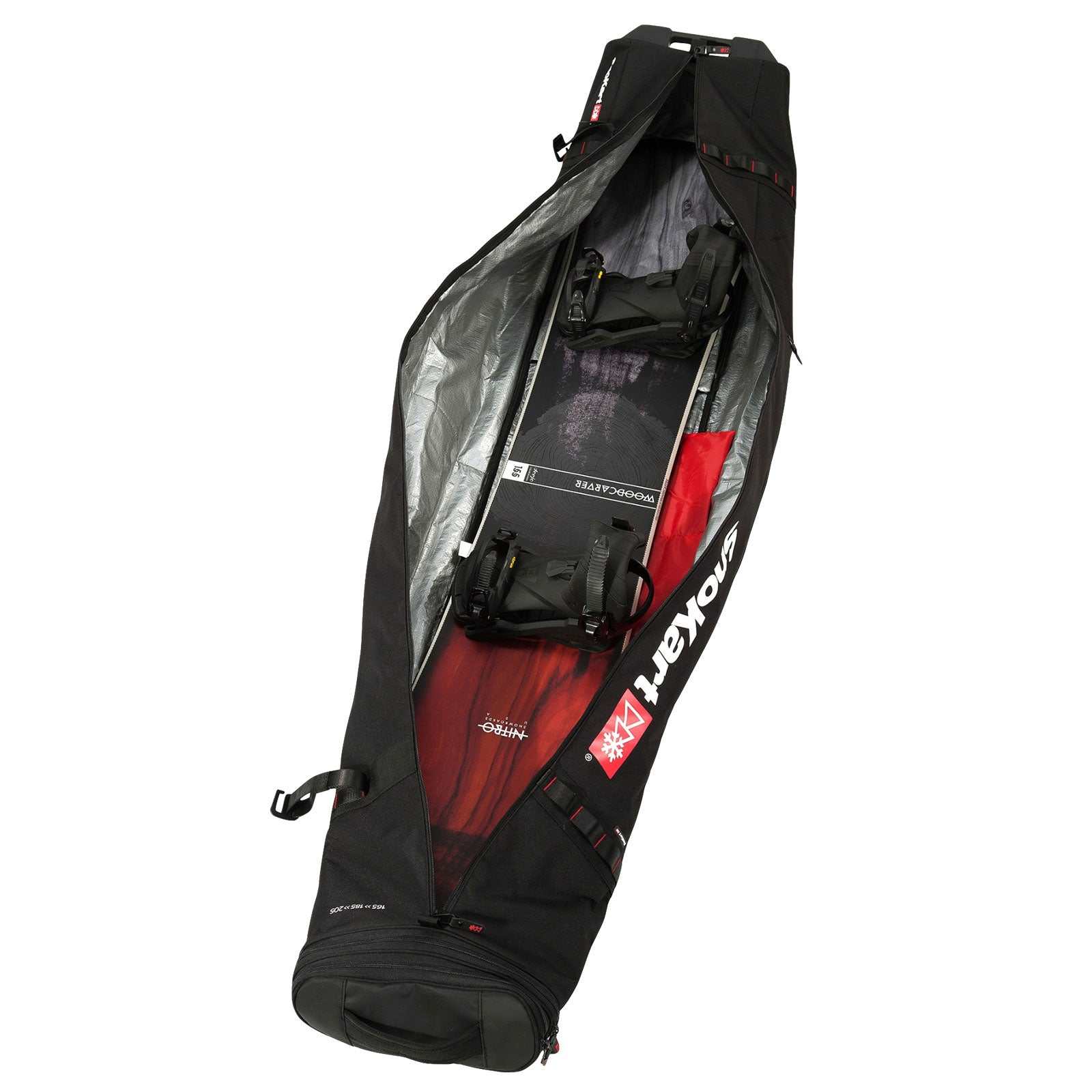 SnoKart 2 Ski Roller Zoom Double Ski Bag