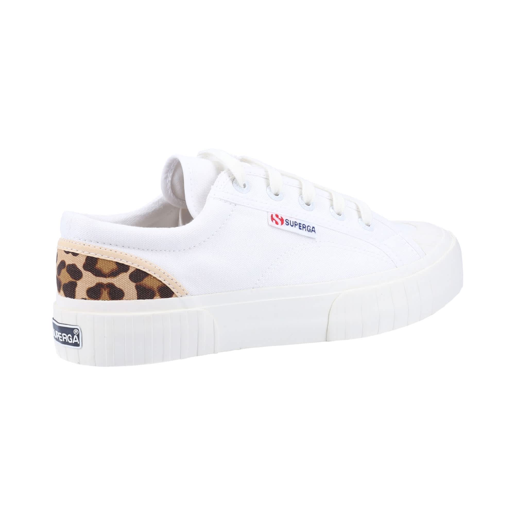Superga Women's 2630 Stripe Pad Leopard Shoes